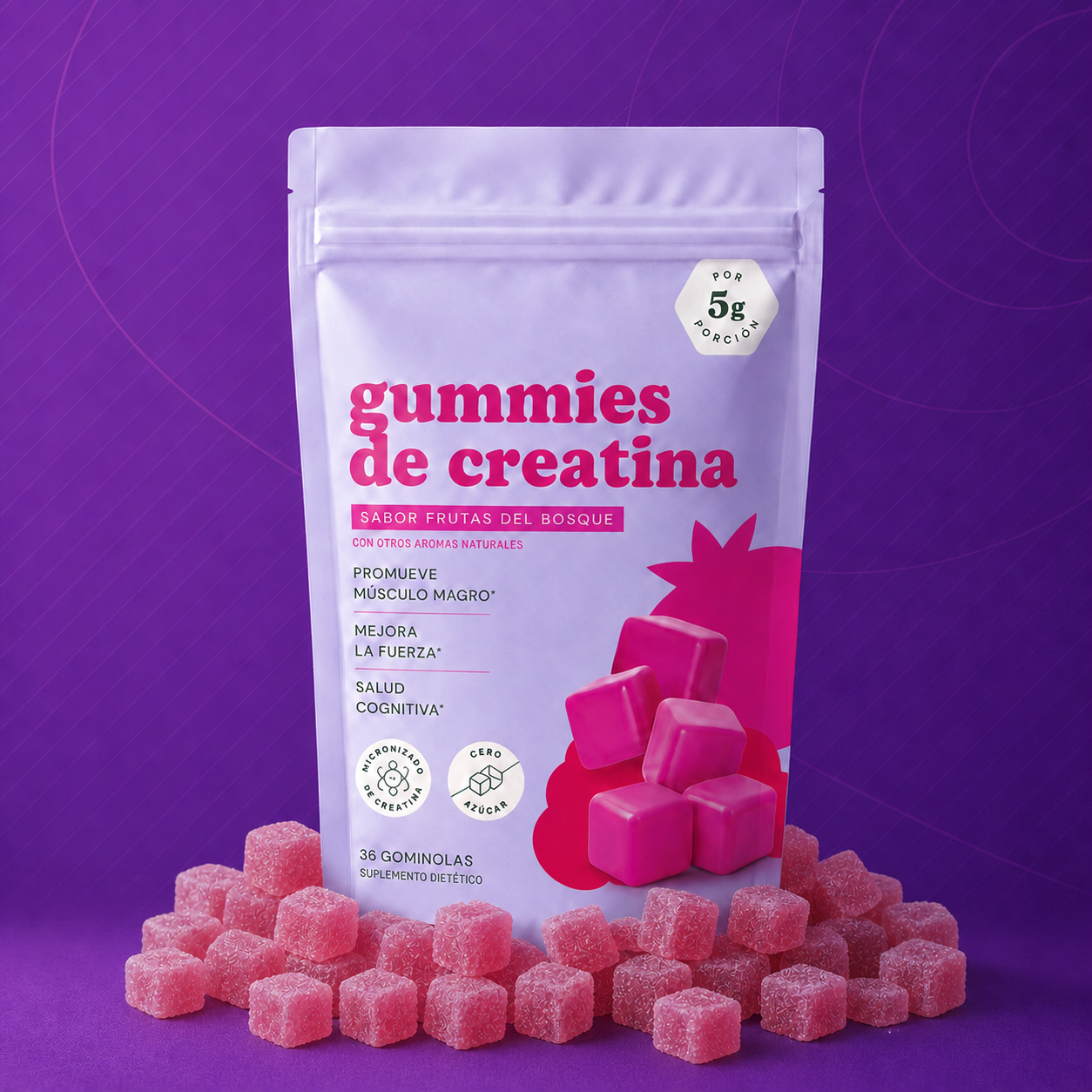 Gummies Creatina - Ingredientes activos