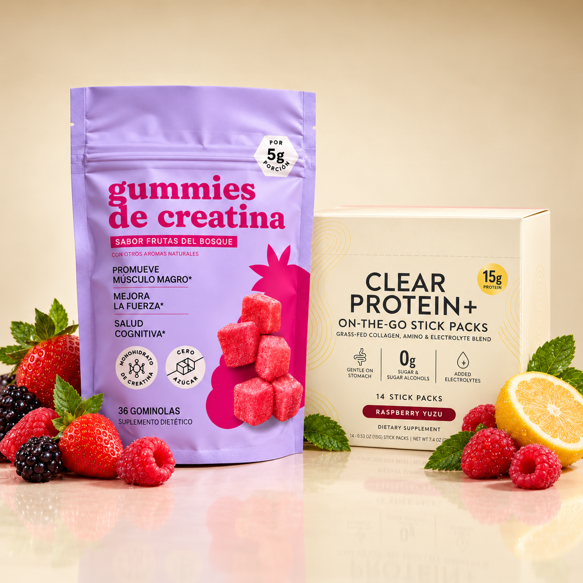 Ritual Fuerza · Gummies Creatina + Clear Protein+