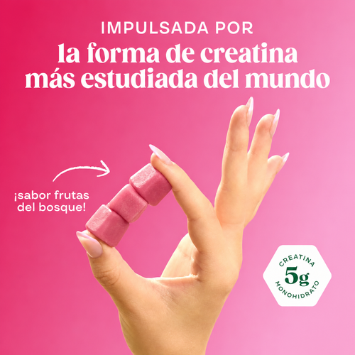 Gummies Creatina · Frutas del Bosque
